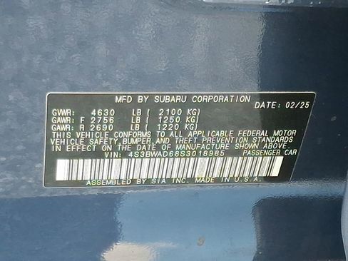 Certified 2025 Subaru Legacy Premium AWD/4WD image 27