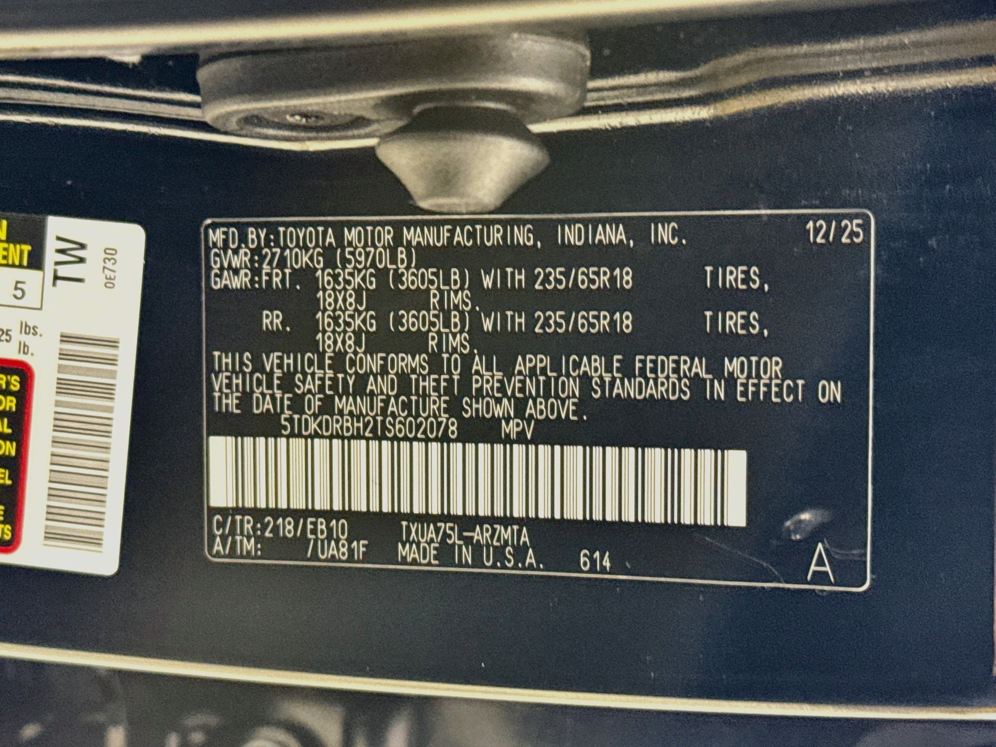 Certified 2026 Toyota Highlander XLE AWD/4WD image 35