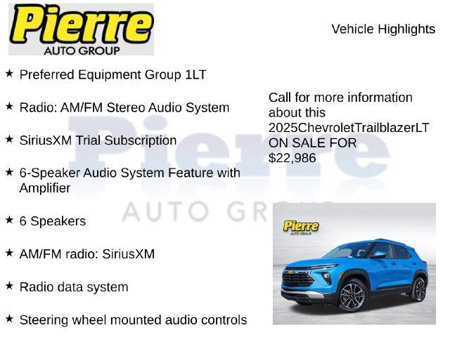 Used 2025 Chevrolet TrailBlazer LT AWD/4WD image 7