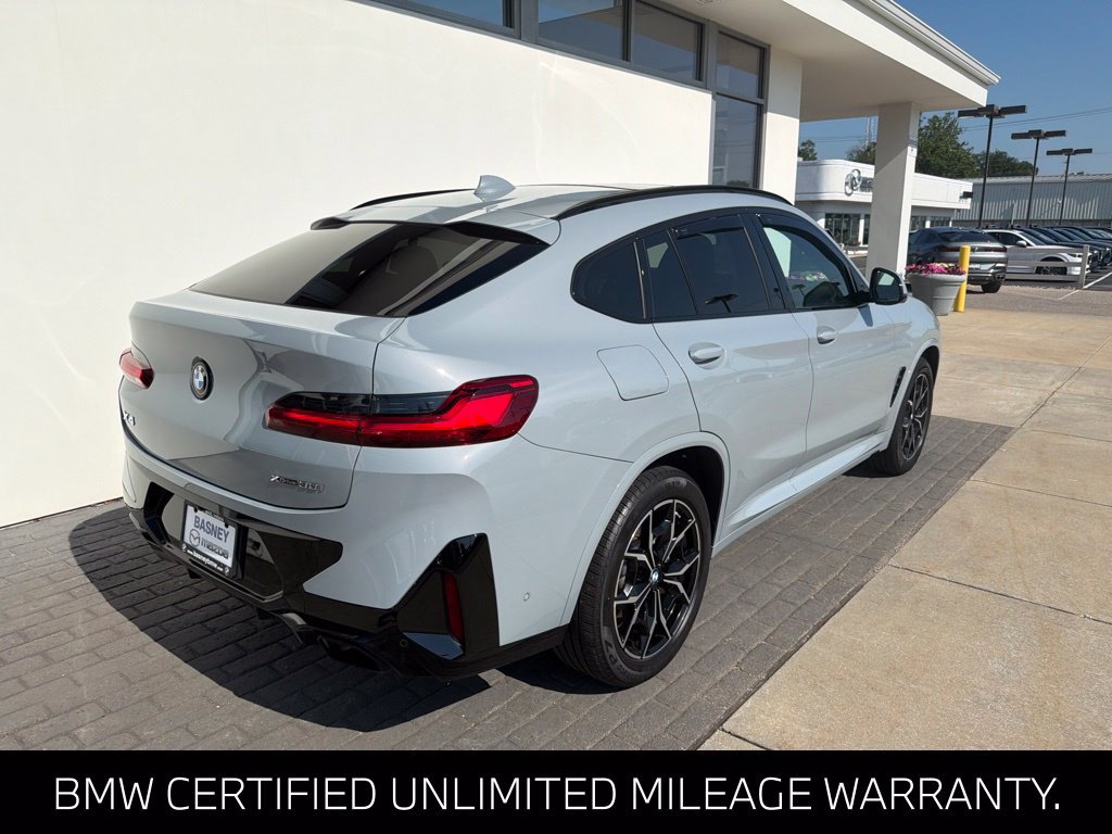 Certified 2025 BMW X4 xDrive30i w/ M Sport Package AWD/4WD image 4