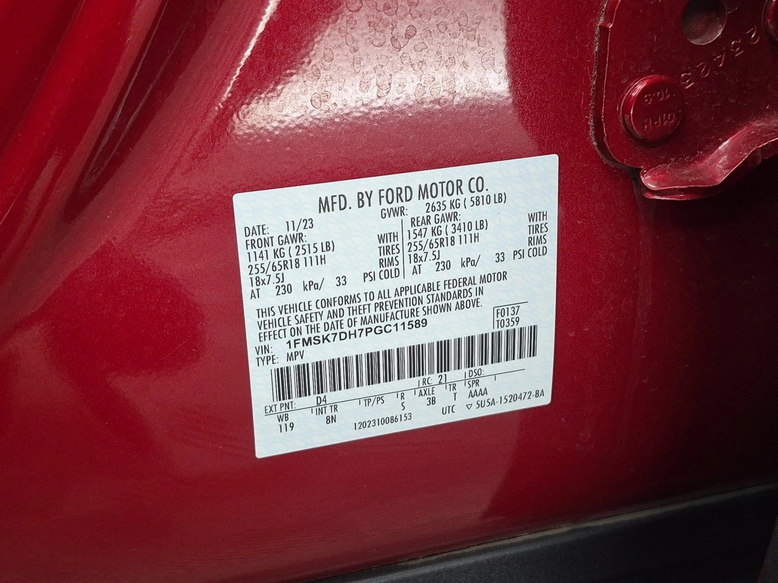 Used 2023 Ford Explorer XLT RWD image 28