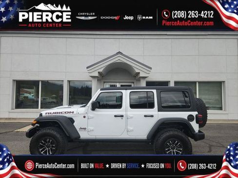 Certified 2024 Jeep Wrangler Unlimited Rubicon w/ XTREMEE 35" Tire Package AWD/4WD image 1