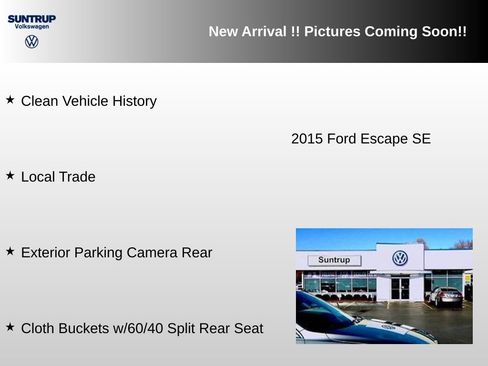 Used 2015 Ford Escape SE FWD image 2