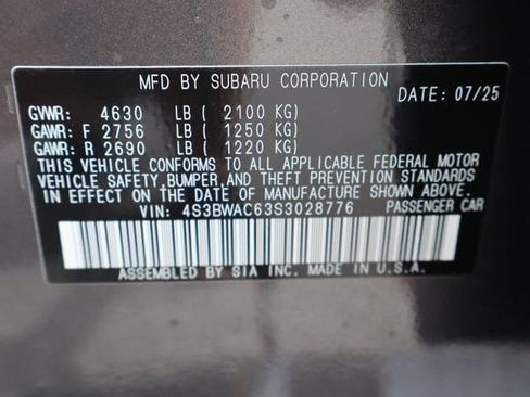 Used 2025 Subaru Legacy Premium w/ Popular Package #1A AWD/4WD image 22