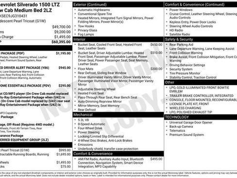 Used 2018 Chevrolet Silverado 1500 LTZ Z71 w/ LTZ Plus Package image 37