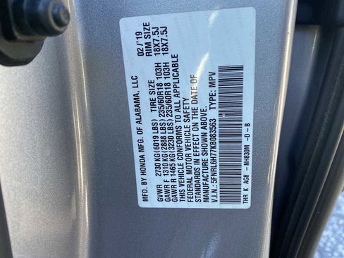 Used 2019 Honda Odyssey EX-L image 37