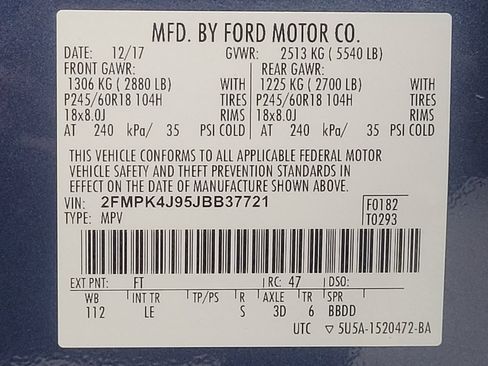 Used 2018 Ford Edge SEL w/ Equipment Group 201A AWD/4WD image 33