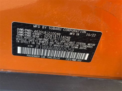 Used 2022 Subaru WRX image 24