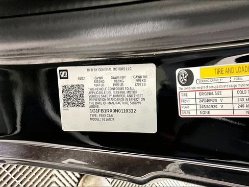 Used 2022 Chevrolet Camaro LT w/ RS Package RWD image 4