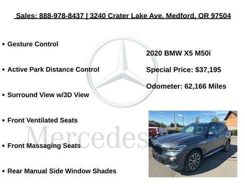 Used 2020 BMW X5 M50i w/ Executive Package AWD/4WD image 30
