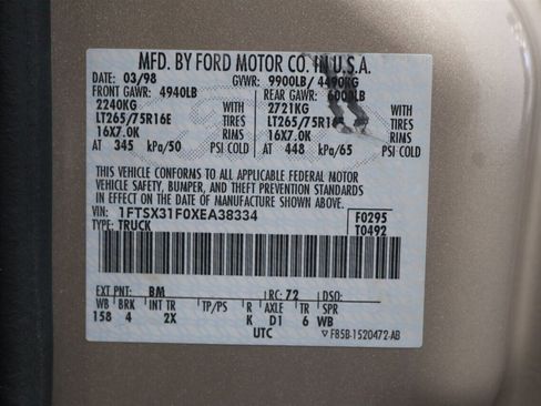 Used 1999 Ford F350 XLT image 68