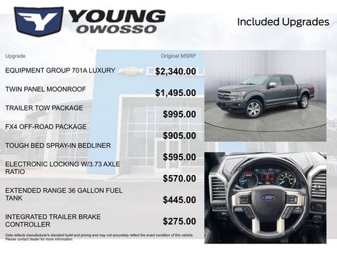 Used 2020 Ford F150 Platinum w/ Equipment Group 701A Luxury AWD/4WD image 4