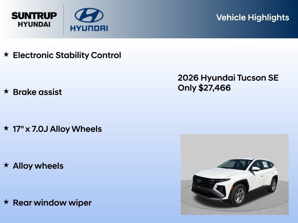 New 2026 Hyundai Tucson SE FWD image 15