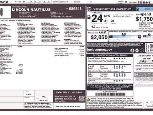 New 2026 Lincoln Nautilus Reserve w/ Jet Appearance Package image 4