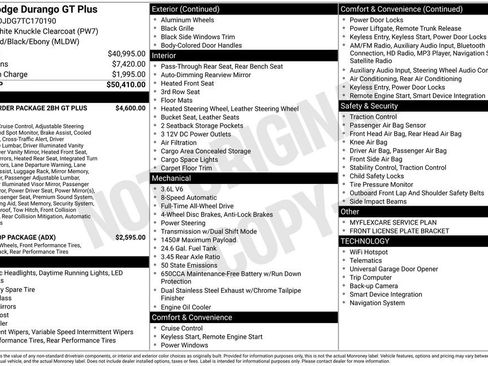 New 2026 Dodge Durango GT AWD/4WD image 6