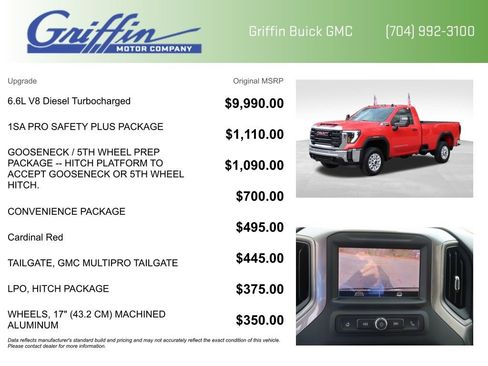 New 2026 GMC Sierra 2500 Pro w/ 1SA Pro Safety Plus Package AWD/4WD image 5