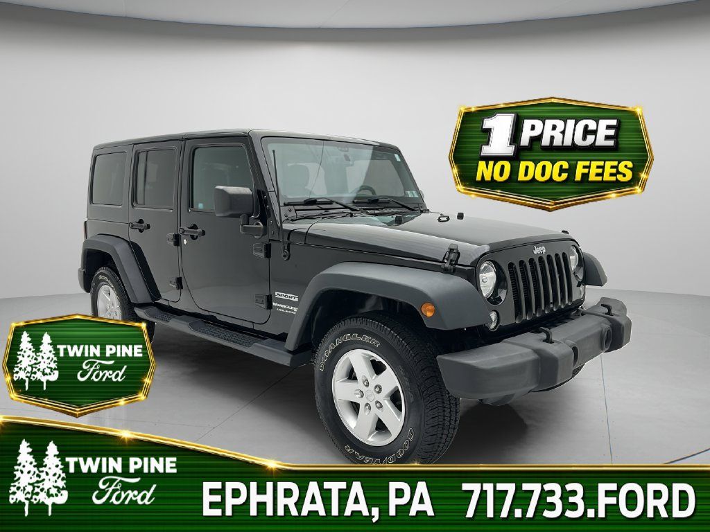 Used 2018 Jeep Wrangler Unlimited Sport S AWD/4WD image 1