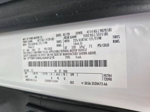 Used 2020 Ford Transit 250 148 High Roof w/ Load Area Protection Package RWD image 23