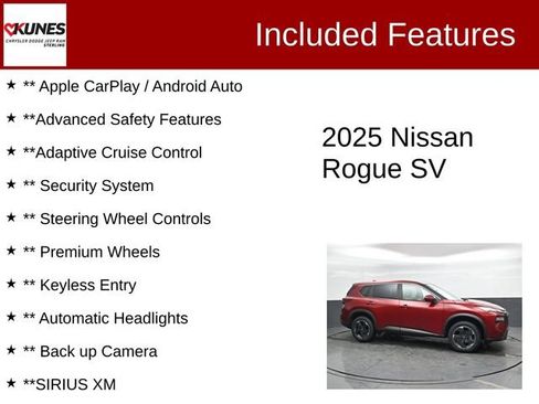 Used 2025 Nissan Rogue SV AWD/4WD image 2