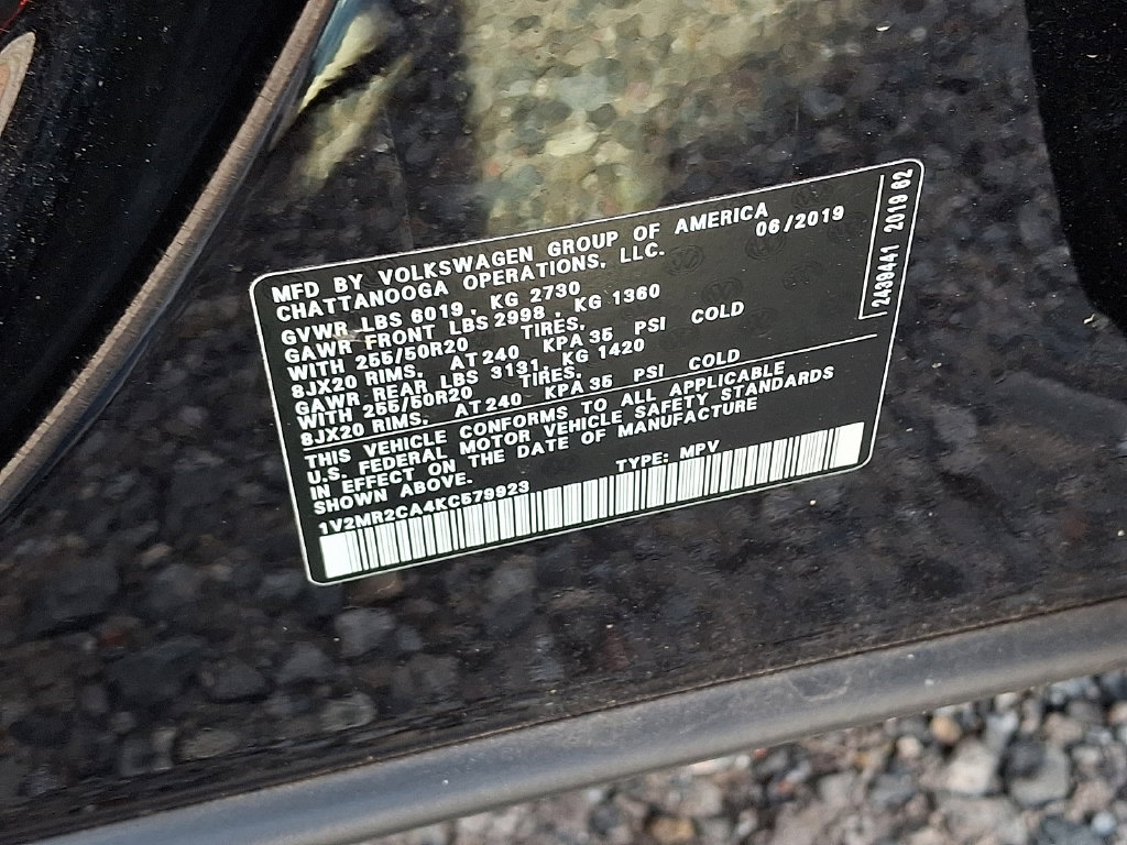 Used 2019 Volkswagen Atlas SEL AWD/4WD image 26