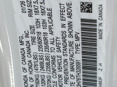 New 2026 Honda CR-V EX-L image 20