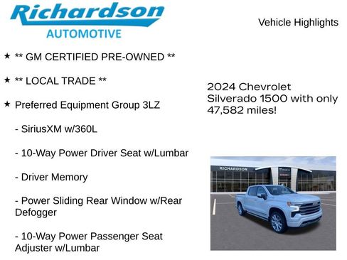 Used 2024 Chevrolet Silverado 1500 High Country image 11