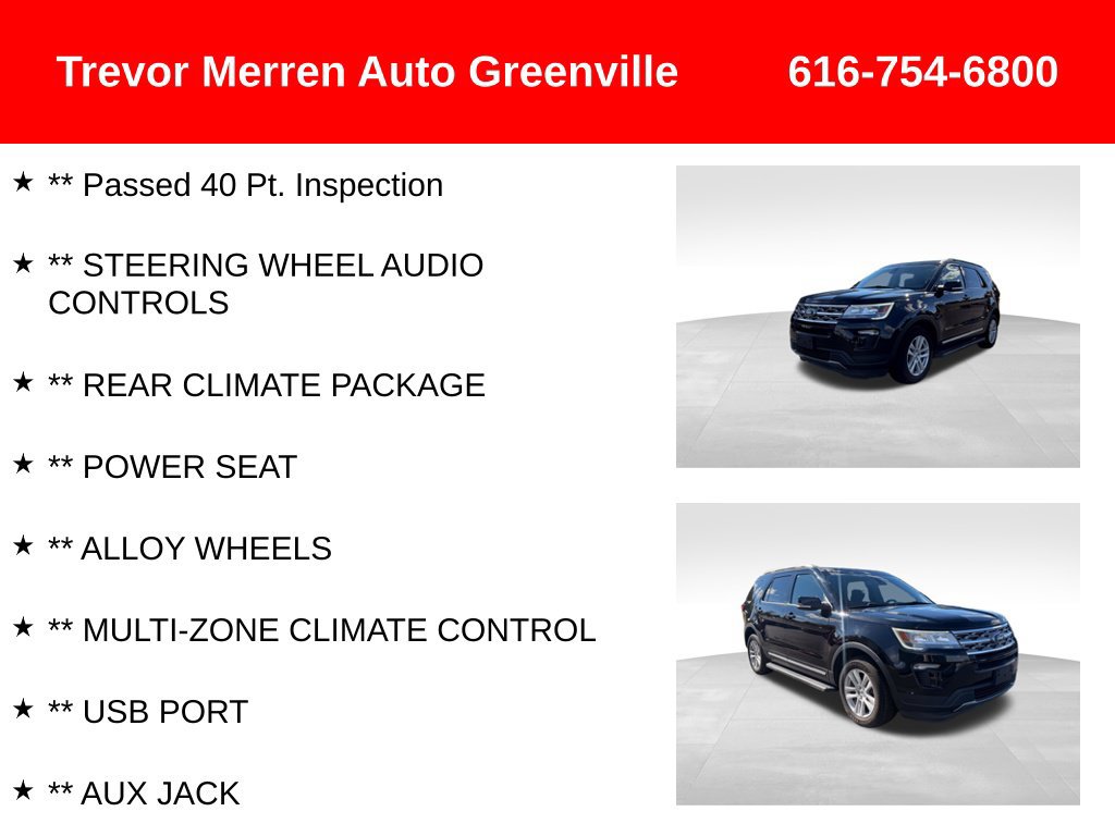Used 2018 Ford Explorer XLT w/ Equipment Group 201A AWD/4WD image 14