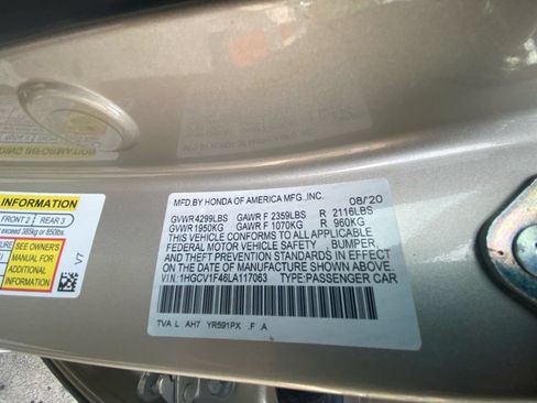 Used 2020 Honda Accord EX image 27