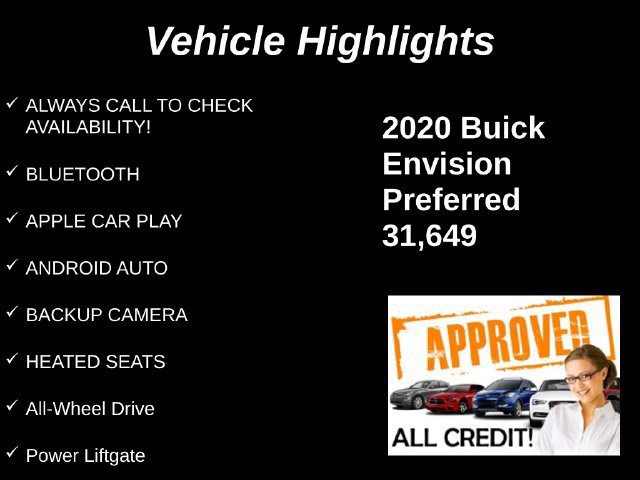 Used 2020 Buick Envision Preferred AWD/4WD image 10