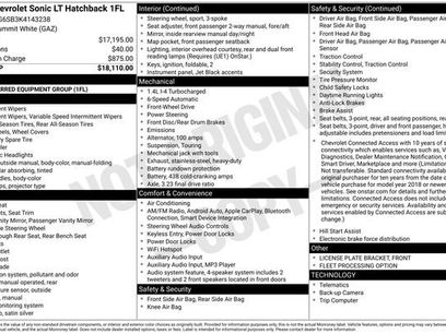 Used 2019 Chevrolet Sonic LT