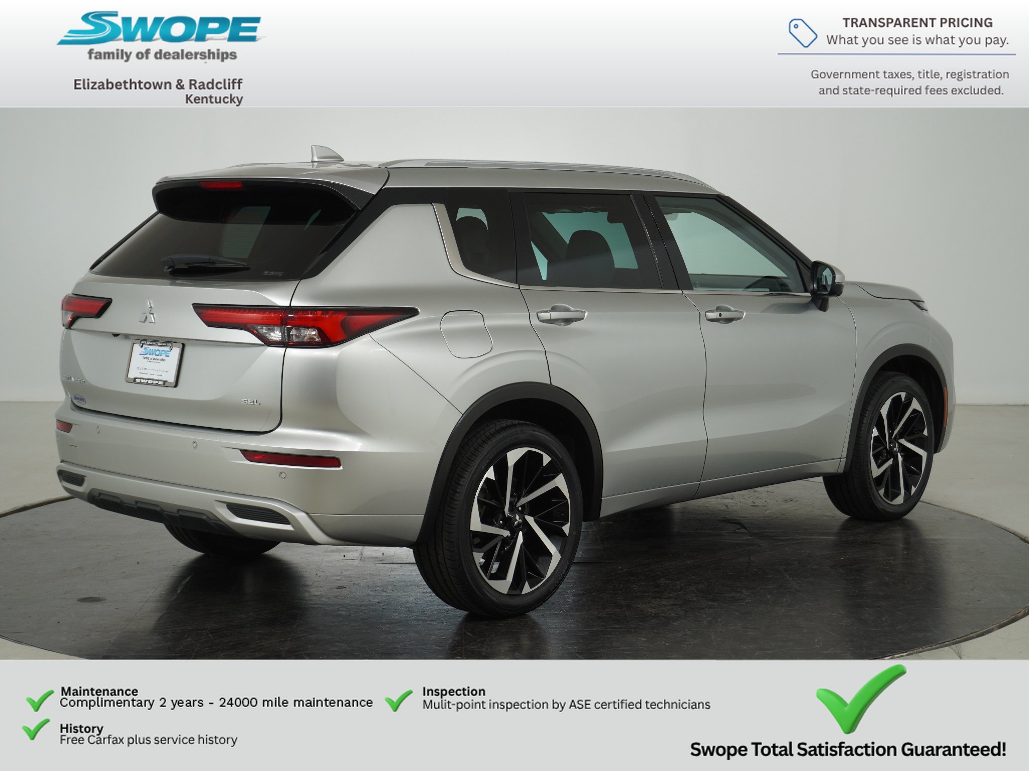 Used 2023 Mitsubishi Outlander SEL AWD/4WD image 3