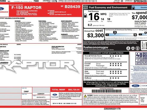 Used 2025 Ford F150 Raptor AWD/4WD image 2
