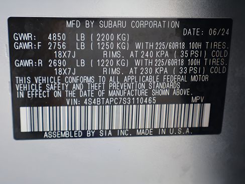Used 2025 Subaru Outback Touring w/ Popular Package #2 AWD/4WD image 27