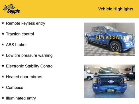 Used 2023 Ford F150 XLT w/ Equipment Group 302A High AWD/4WD image 3