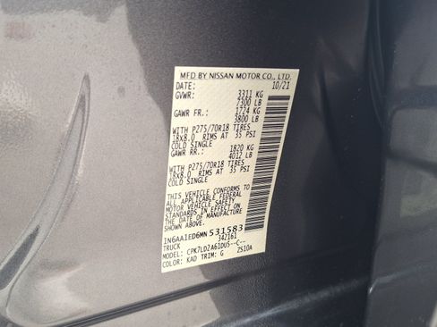 Used 2021 Nissan Titan PRO-4X w/ Off Road Protection Package AWD/4WD image 26
