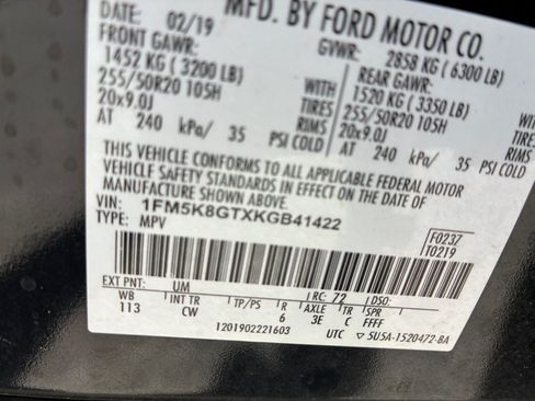 Used 2019 Ford Explorer Sport AWD/4WD image 23