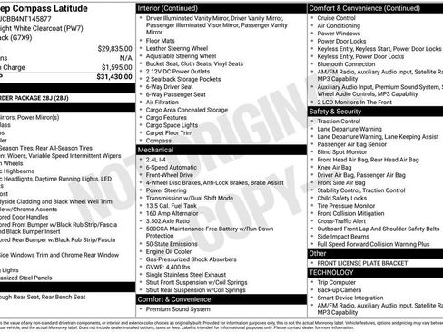 Used 2022 Jeep Compass Latitude FWD image 28