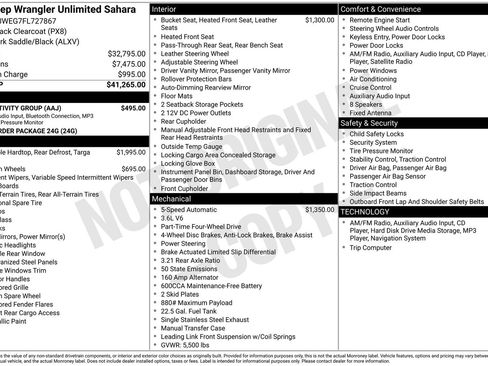 Used 2015 Jeep Wrangler Unlimited Sahara w/ Connectivity Group image 14