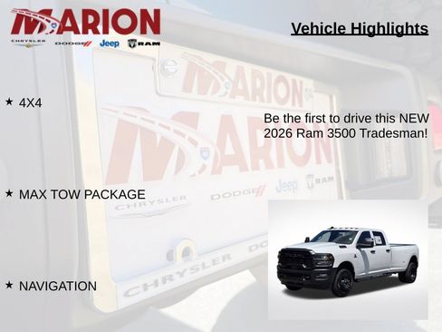 New 2026 RAM 3500 Tradesman AWD/4WD image 5