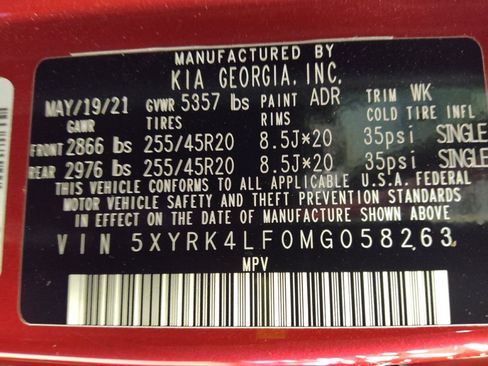 Used 2021 Kia Sorento SX FWD image 32