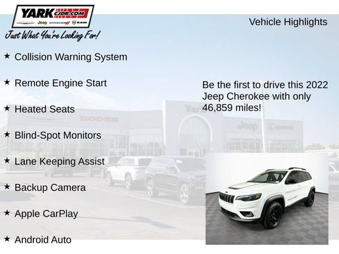 Certified 2022 Jeep Cherokee Latitude AWD/4WD image 12