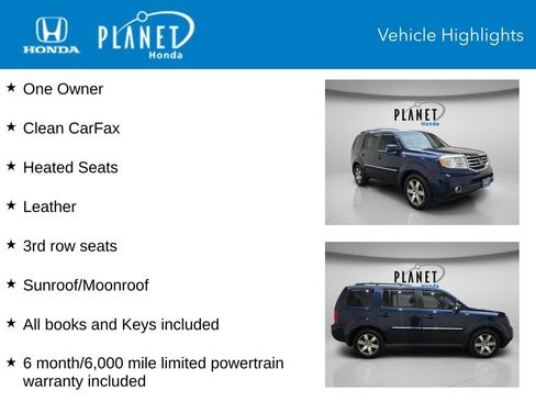 Used 2013 Honda Pilot Touring image 4
