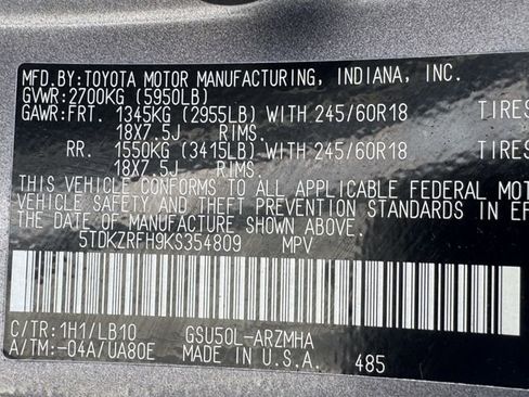 Used 2019 Toyota Highlander XLE image 27