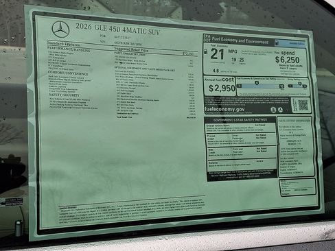 New 2026 Mercedes-Benz GLE 450 4MATIC image 19