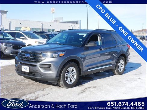 Certified 2022 Ford Explorer XLT w/ Class IV Trailer Tow Package image 1