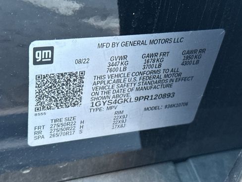 Used 2023 Cadillac Escalade Sport Platinum w/ LPO, ONYX Package image 57