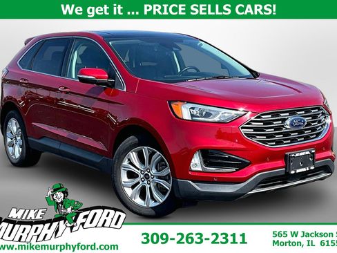 Used 2021 Ford Edge Titanium w/ Cargo Accessory Package AWD/4WD image 1