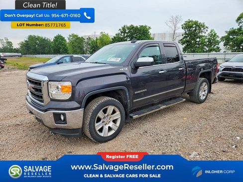 Used 2015 GMC Sierra 1500 SLT w/ Max Trailering Package AWD/4WD image 1