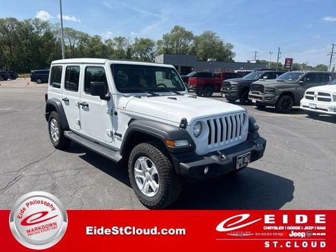 Used 2021 Jeep Wrangler Unlimited Sport w/ Sun And Sound Package AWD/4WD image 1