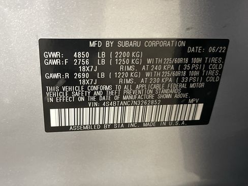 Used 2022 Subaru Outback Limited image 28